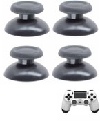 Resim Ps4 V1 V2 Tüm Kollar İle Uyumlu Analog Topuz Başlık Gri Renk 4 Ad 