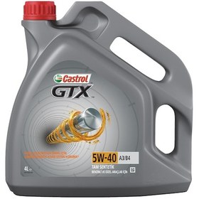 Resim Castrol GTX 5W-40 A3/B4 Tam Sentetik Motor Yağı 4 L 