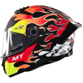 Resim Mt Helmets Thunder 4 Sv Yamanaka B3 Kapalı Kask Çok Renkli 