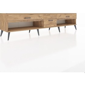Resim Hyperion Tv Ünitesi 3 Çekmeceli 220x44x51 Çam-çam Atlas Çam/atlas Çam - Atlas Çam 