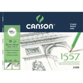 Resim TeknoKapsül 1557 Resim Çizim Blok 120GR 25X35 15YP Spiralli Resim Defteri 