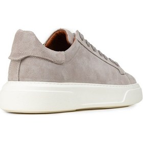 Resim Deery Erkek Hakiki Süet Gri Sneaker Ayakkabı - 04651mgrıe02 