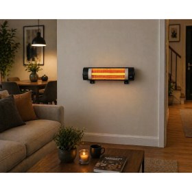 Resim Sns Ticaret 3000W Duvara Monte Infrared Isıtıcı - Ayarlanabilir Termostatlı Elektrikli Isıtıcı 