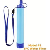 Resim Willowhaven Mavi 1 Adet Taşınabilir Kamp Su Filtresi Arıtma Çubuğu Acil Durum Çantası Kampçılık 