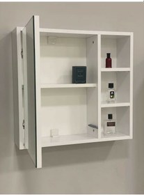 Resim Banyo Dolabı Aynalı Üst Modülü Çok Renkli 