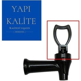 Resim YAPI KALİTE Çay Kazanı Musluğu Kapak Takımı Çaycı Semaver Musluğu Siyah 