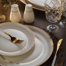 Resim Aryıldız Bone Umbrella Gold 60 Parça 12 Kişilik Yemek Takımı 