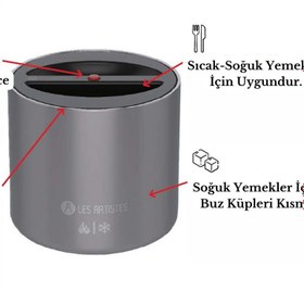 Resim Les Artistes Paris Isı Yalıtımlı Çelik Yemek Termosu 700ml Nectar 