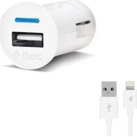Resim Ttec Compact Araç Şarj Cihazı iPhone Uyumlu 5/5s/6/6Plus(1000mAh) 