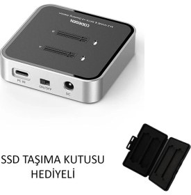 Resim Codegen Çift M.2 Nvme SSD Disk Yuvalı USB 3.1 Type-C Dock Istasyonu CDG-DOC-212 