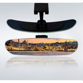 Resim Ova-4 Dik-Eğik Kollu Universal Iç Dikiz Aynası 20X5 Cm 