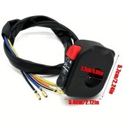 Resim Dashanshop Retro Motorcycle Anahtarlık Kızağı Kırmızı Renkli Kolay Montaj Çok Fonksiyonlu 