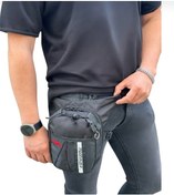 Resim Motosiklet Bacak&bel Çantası Suya Dayanıklı Geniş Kemerli 