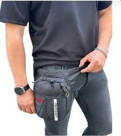 Resim Motosiklet Bacak&bel Çantası Suya Dayanıklı Geniş Kemerli 