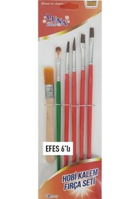 Resim Hobi Kalem Efes Fırça Seti 6'lı 