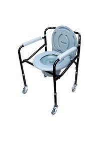 Resim Medikaltec Medikalcim Tekerlekli Tuvaletli Banyo Sandalyesi Agstwc005 