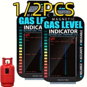 Resim 1 Adet veya 2 Adet Manyetik Tabanlı Gaz Seviye Göstergesi - Ağır Hizmet Tipi Gas Dedektör Kartları, Manyetik Algılama Teknolojisi, Enerji Gerektirmez, LPG/Propan/Bütan Depoları İçin Uygun - Kolay Okunabilen Renkli Seviyelendirmeler (0-%) - Akıllı Telefonlarla/Kameralarla Gerçek Zamanlı İzleme İmkanı Sunar - Ev, Ofis, Endüstriyel kullanım İçin Ideal Bir Emniyet & Yasaya uyum Aracı 