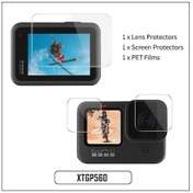 Resim Bir Koruyucu-shoot Temperli Cam Ekran Koruyucu Gopro Hero 10 9 Siyah Kamera Lcd Ekran Koruyucu Film Gopro 10 Go Pro Aksesuarı 