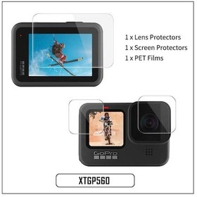 Resim Bir Koruyucu-shoot Temperli Cam Ekran Koruyucu Gopro Hero 10 9 Siyah Kamera Lcd Ekran Koruyucu Film Gopro 10 Go Pro Aksesuarı 
