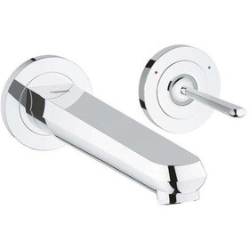 Resim Grohe Eurodisc Joy İki Delikli Duvardan Lavabo Bataryası L-Boyut 