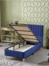 Resim Beehanem Bengü 90x190 Tek Kişilik Baza Başlık 2 Li Set Babyface Pembe 