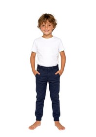 Resim Coupon Çocuk Gabardin Pantolon / Garni Paça - Mevsimlik Lacivert 