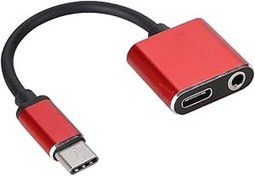 Resim Bewinner 2 in 1 3.5mm Tip C Ses Adaptörü Dönüştürücü Ses Kulaklık Ses Dönüştürücü S8, Çoklu Fonksiyonlar - Kulaklık, MIC, Kulaklık Jakı Kablosu (kırmızı) 