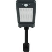 Resim KingKuee 60 LED Güneş Enerjili Duvar Lambası Kısılabilir Sokak Lambası Pır Hareket Sensörü Açık Bahçe Uzaktan Kumanda ile Su Geçirmez Güneş Lambası Bahçe Için (Yurt Dışından) 