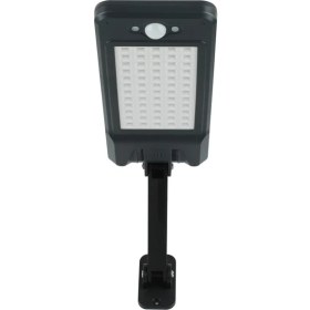 Resim KingKuee 60 LED Güneş Enerjili Duvar Lambası Kısılabilir Sokak Lambası Pır Hareket Sensörü Açık Bahçe Uzaktan Kumanda ile Su Geçirmez Güneş Lambası Bahçe Için (Yurt Dışından) 