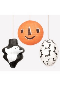 Resim Meri Meri - Halloween Fenerler - 3 Adet Tüm Yaşlar 