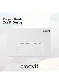 Resim Creavit Arc Beyaz Kumanda Paneli GP8001.00 Beyaz 