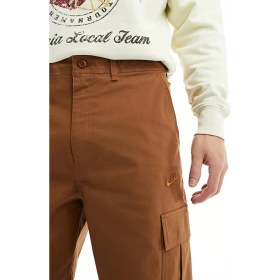 Resim Nike Club Chino Woven Trousers Canvas Cargo Pant Dokuma Canvas Kargo Cepli Pantalon Kahverengi 