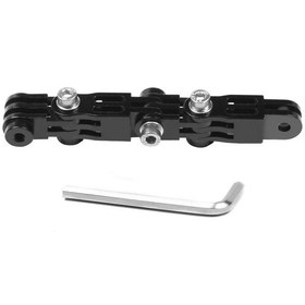 Resim Alüminyum Alaşım-kask Uzatma Pivot Kolları Ayarlanabilir Ortak Tripod Adaptörü Montaj Konnektörü Gopro Hero 9 8 7 5 Max Yi Insta360 One R Kamera 