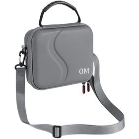 Resim Jeehugo Startrc Djı Osmo Mobile 7/7pro İçin Pu Su Geçirmez Çanta, Bölmeli Aksesuar Saklama, Elden Taşınabilir Ve Çapraz Askılı Kullanım 