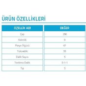 Resim YAVUZSAN 24105 Fren Diski Mercedes W124 85-96 Arka (258 Mm) 