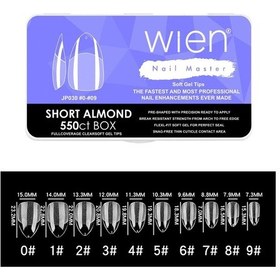 Resim Yeni Nesil Protez Tırnak Jel Tips Soft Gel Tips Short Almond Kısa Badem 550 Adet 