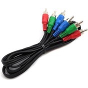 Resim 1.5 metre companent kablo 1.5 metre kırmızı mavi yeşil companent kablo 
