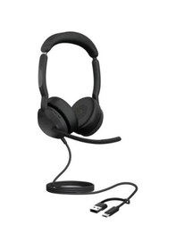 Resim Jabra Evolve2 50 Duo Usb-c/a Ms Kablolu Kulak Üstü Kulaklık 