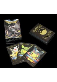 Resim Pokemon Oyun Kartı Metalik Siyah Deste 