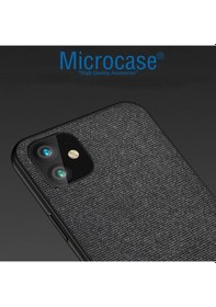 Resim Microcase Apple Uyumlu iPhone 11 Fabrik Serisi Kumas & Deri Desen Kilif 400601760 