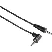 Resim Hama 3.5mm - 3.5mm 90° Stereo Siyah 1S 1.5m 