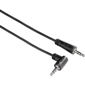 Resim Hama 3.5mm - 3.5mm 90° Stereo Siyah 1S 1.5m 