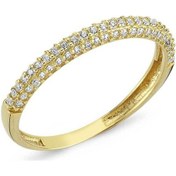 Resim 14 Ayar Altın Yarım Tur Yüzük 1.30 Gram (220835094) 