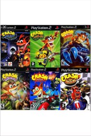 Resim THQ Playstatıon 2 - Crash Serisi 6 Oyunluk Set - Sadece Çipli Cihazlar Için! 