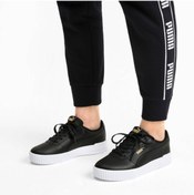 Resim Puma Kadın Spor Ayakkabı - Carina Lux L Black-Black - 37028101 