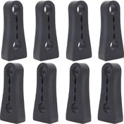 Resim Araba Ses Yalıtımı Damperi Kapı Kilidi Tampon Yalıtımı Sönümleme Toyota Camry Xv30 2001 - 2018 Land Cruiser Prado J150 Rav4 Xa20 8pcs 