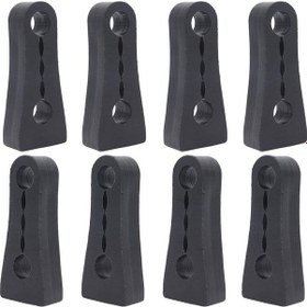 Resim Araba Ses Yalıtımı Damperi Kapı Kilidi Tampon Yalıtımı Sönümleme Toyota Camry Xv30 2001 - 2018 Land Cruiser Prado J150 Rav4 Xa20 8pcs 