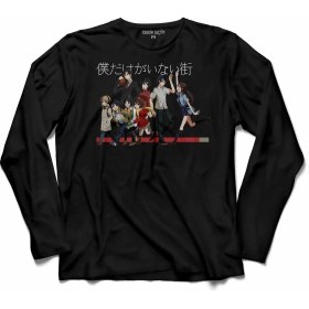 Resim Kendim Seçtim Boku Dake Ga Inaı Machı Naruto One Pıece Uzun Kollu Tişört Baskılı Çocuk T-Shirt 