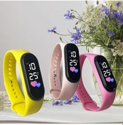 Resim Gaojunshop01 Turuncu Outdoor Dijital Elektronik Saat Dokunmatik Ekran Öğrenci Günlük Kullanım Diğer 