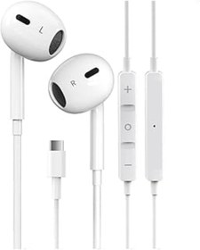 Resim Qedii Hp-350 Kablolu Kulak İçi Kulaklık 120 Cm Ses Açma Kapama Hd Ses Kalitesi Mikrofonlu Type C Kulaklık 